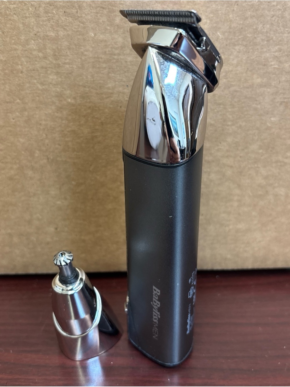 BaByliss MEN Cordless Multi Trimmer Shaver MT996e Silver Waterproof NO CHARGER